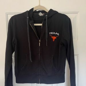 vintage longhorn zip up